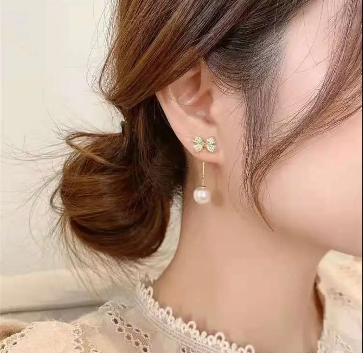 Bowknow Tassel Pearl Drop Earring