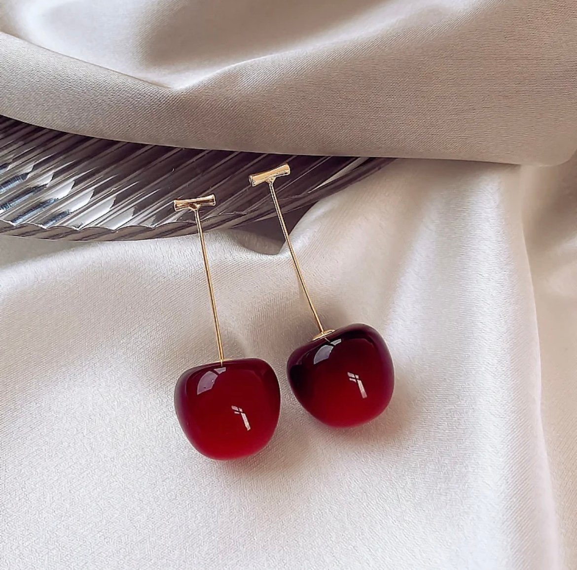 Cherry Drop Earring