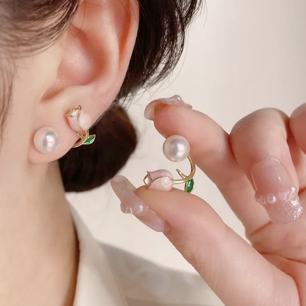 Tulip Flower Korean Earring